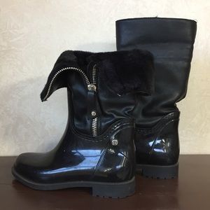 Stuart Weitzman Winter/ Rain Black Boots Size 37